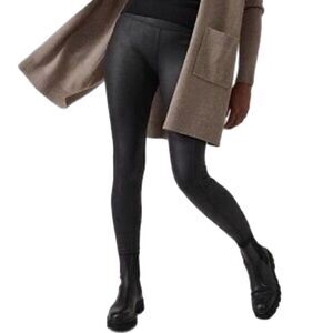 Athleta Delancey Gleam Black Leggings - Size Large - NWT